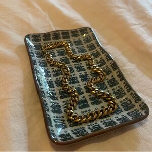 Gold Cuban Link Chain 16 Inches and 9mm